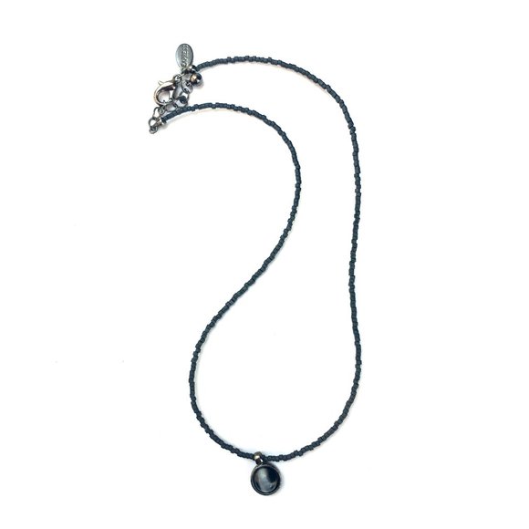 Express Chatoyant Smoke Stone Beaded Necklace - Picture 2 of 5